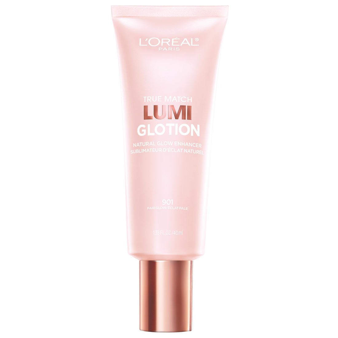 L’Oréal Paris L'Oreal Makeup True Match Lumi Glotion, Natural Glow Enhancer, Illuminator Highlighter, Bronzing Drops For a Sun-Kissed Glow, 901 Fair