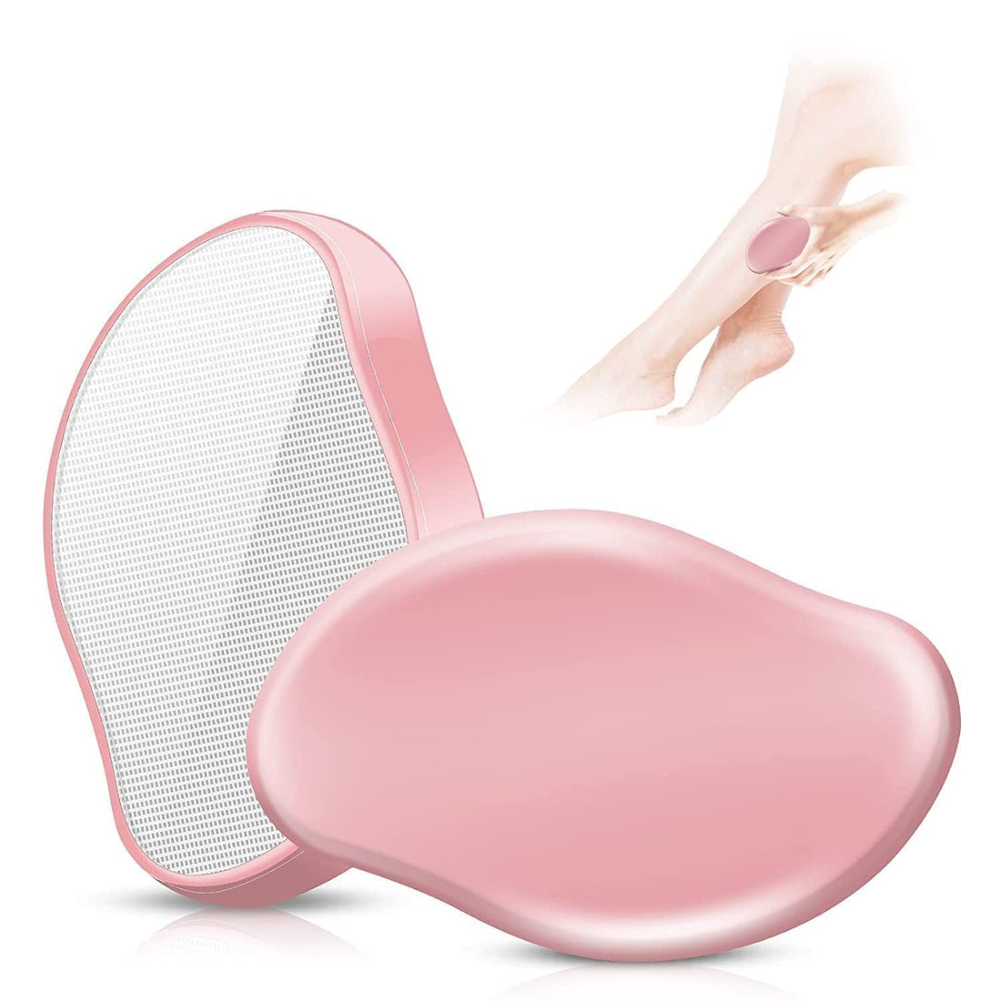 Crystal Hair Remover for Women and Men - Nano-crystalline Dots Technology, Painless and Reusable Hair Removal Stone