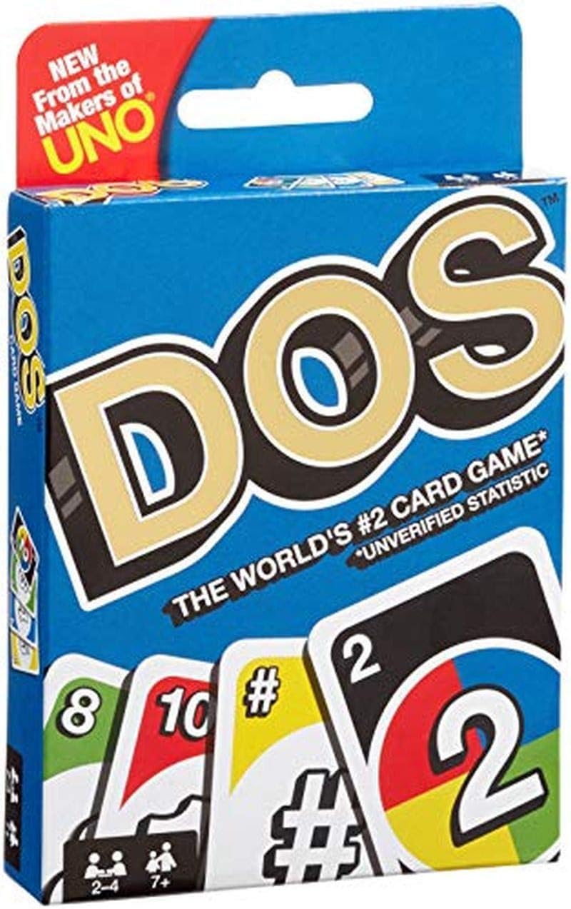 Next Store UNO DOS Card Game, Suitable for All Ages, Fun and Challenging Family Game Enthusiasts, Perfect for Game and Entertainment Sessions at Home or with Friends.