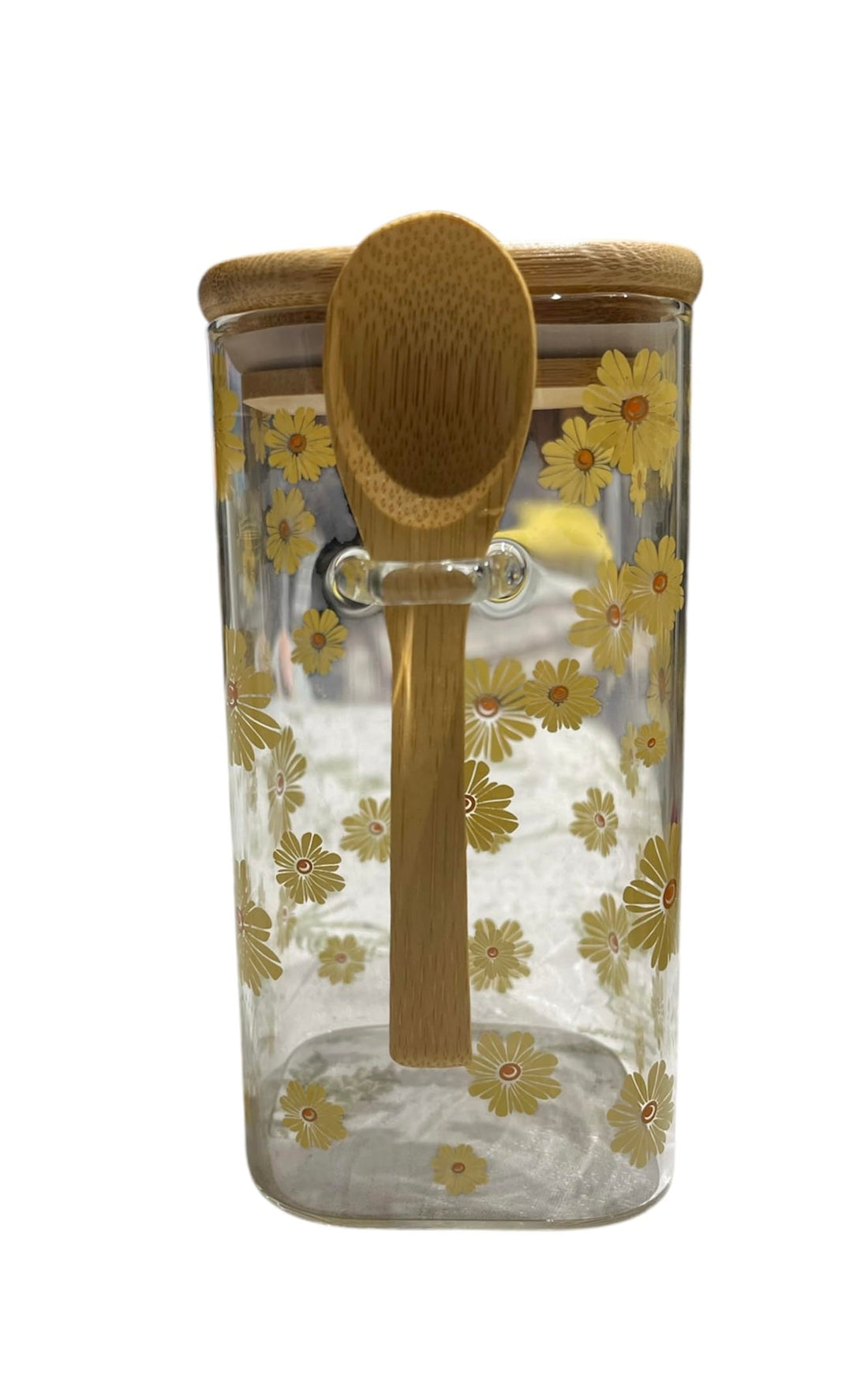 Spice Jars, Overnight Oats Containers with Airtight Lid and Spoon, Decorative Kitchen Canisters Set, Glass Storage Containers for Coffee, Tea, Sugar, Spice, Bath Salt, 1pcs (900 ml)