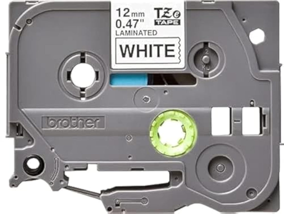 BROTHER TZe-231 P-Touch Label Tape (12mm, Black on White)