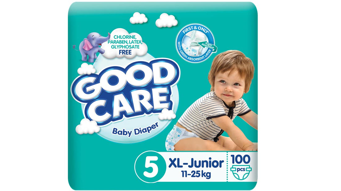 Good Care Baby Diapers - Mega Pack - Junior Size 5 - 100 Pieces