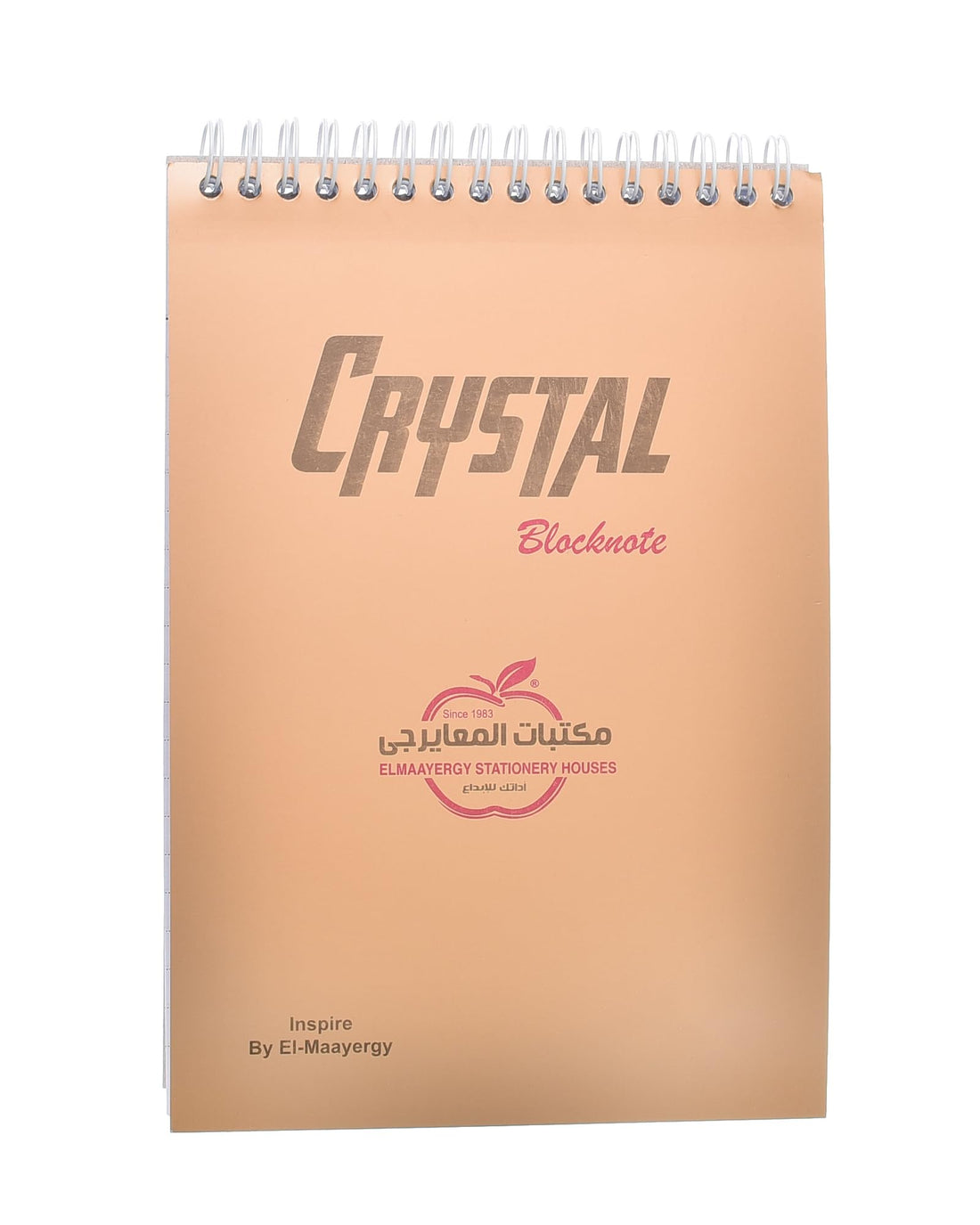 Elmaayergy Crystal Spiral Lined Block Note A5, 70 Sheets Durable Tool That Withstand Daily Use With Eco-Friendly Material