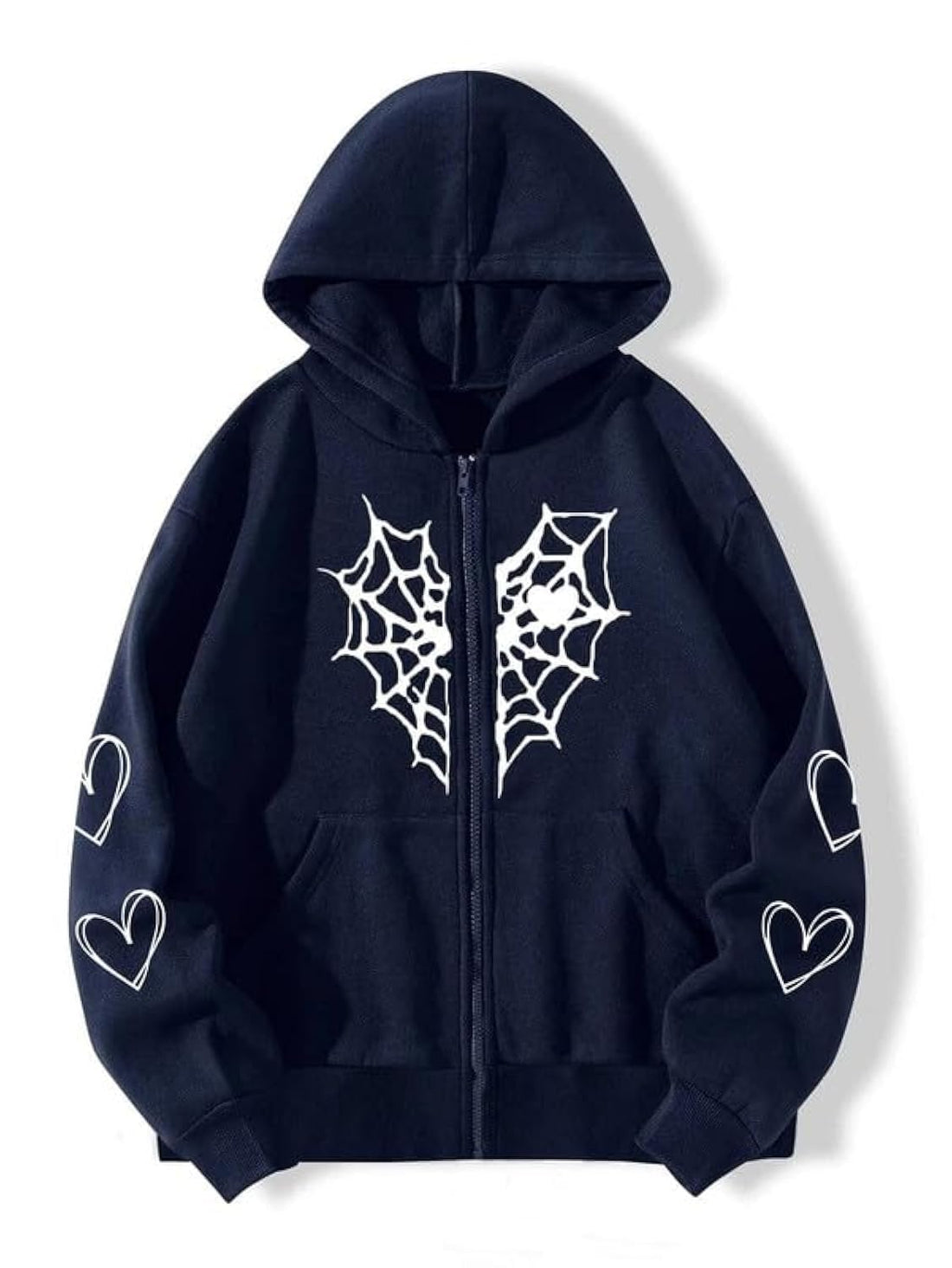 Printonline Unisex Zip Hoodie Sweatshirt