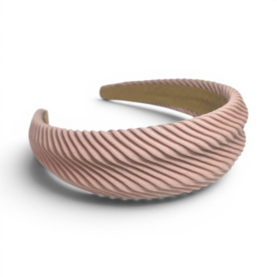 Catch Up Padded Ribbed Headband for Women & Girls, Soft Comfortable Non-Slip Hair Hoop, Stylish Ribbed Fabric Hair Accessory for Daily Wear, School, Work & Parties