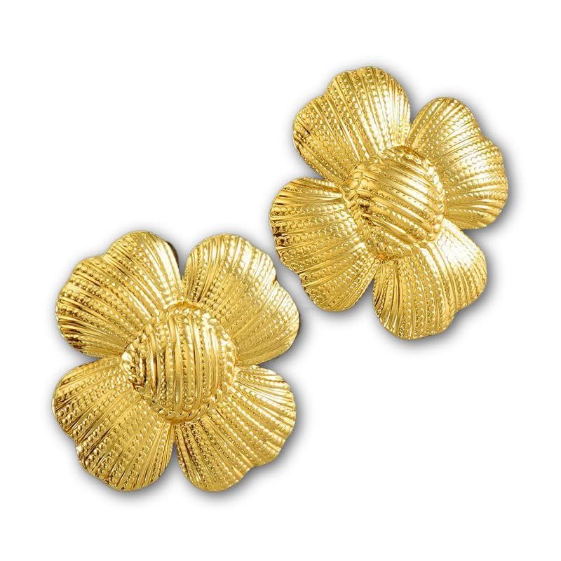 Gold Earrings-Antique Matte Earrings with 18K Gold Shapes for Women, Perfect for Parties, Modern Accessories Gifts
