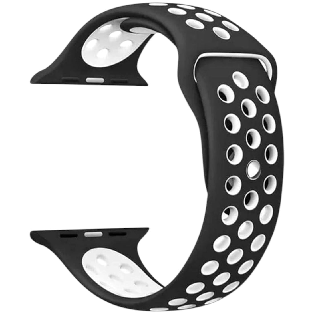 Sport Watch Band Compatible with Apple Watch All Series & Ultra And Similar Models, 42/44/45/49mm, Breathable Silicone Strap, Easy Replacement Strap, Lightweight Comfort