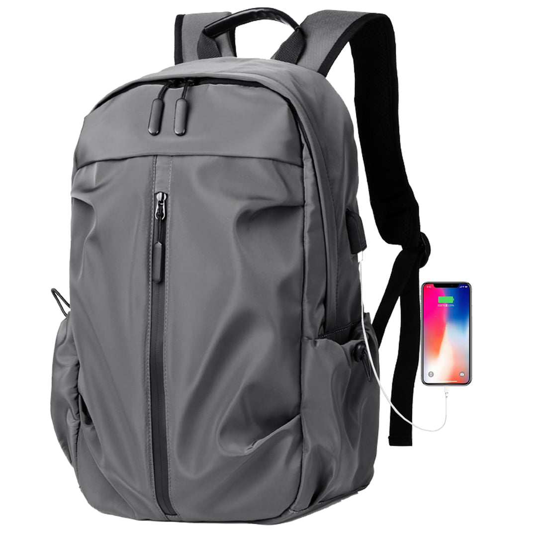 Travel Backpack, Laptop Backpacks with Multifunctional Pockets, with USB Charging Port, Waterproof and Durable, Casual Laptop Backpack