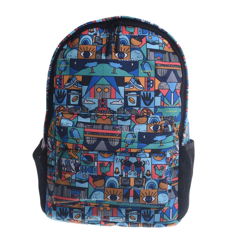 ELEVENELEVEN Unisex Bag School uni casual work Hiking BackPack-Multicolor