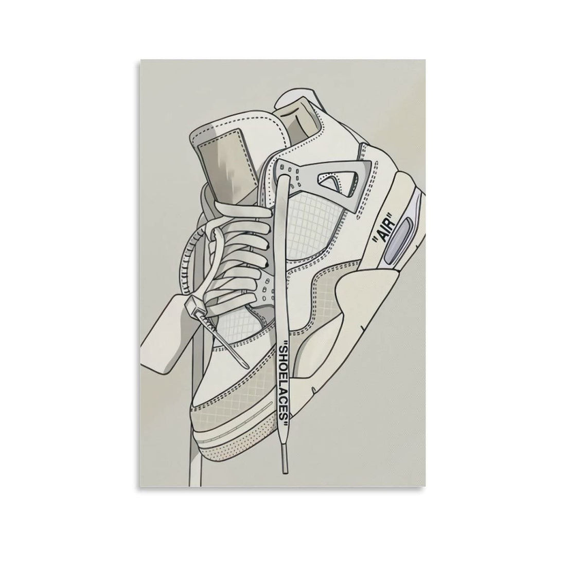 Sneaker Wall Posters & Prints Shoe Store Decoration Aesthetic Posters Wall Art Paintings Canvas Wall Decor Home Decor Living Room Decor Aesthetic 16x24inch(40x60cm) Unframe-Style
