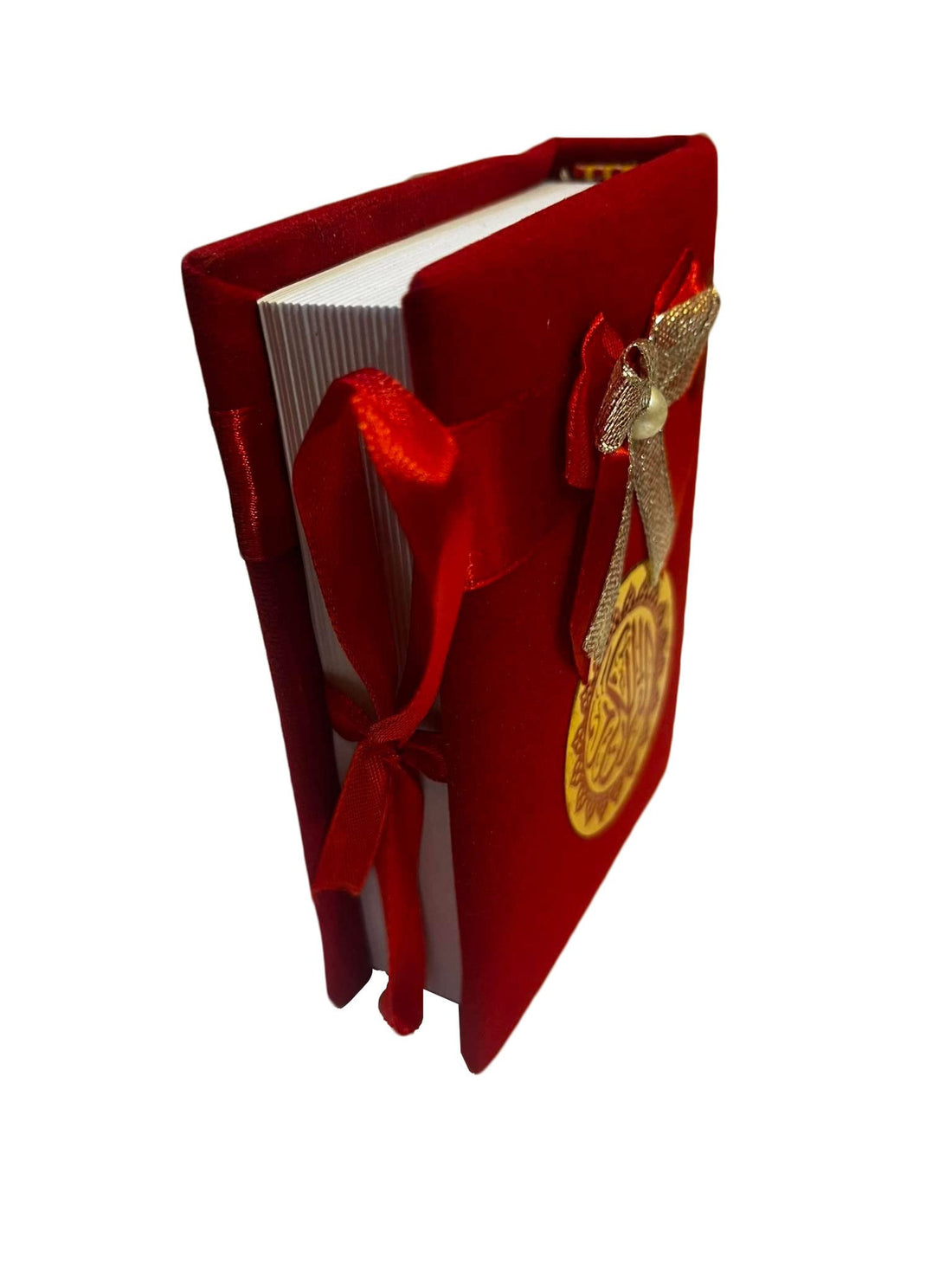 Quran with Bow - 10x14, Burgundy