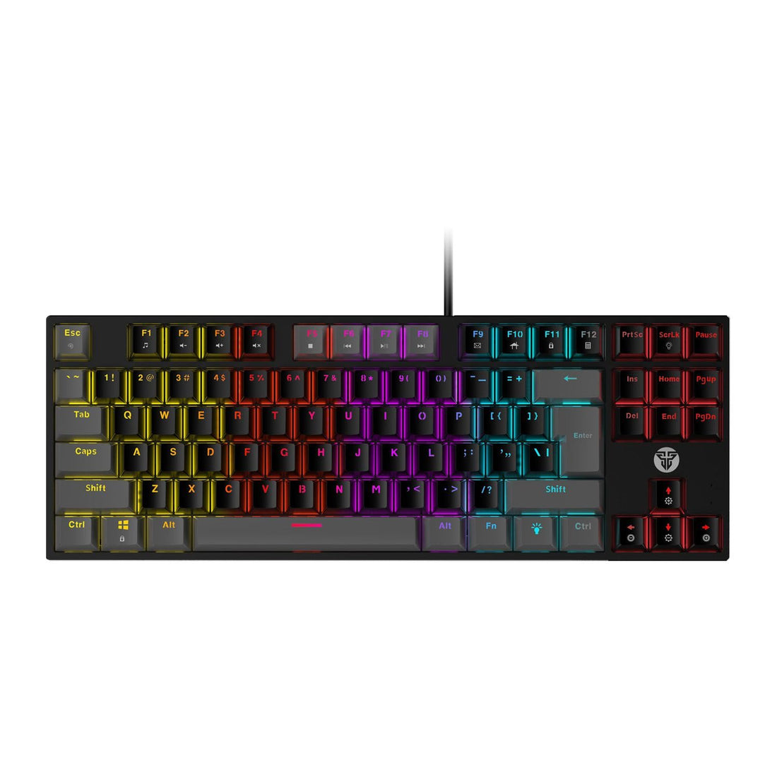 Fantech MK876 RGB Gaming Mechanical Keyboard Black - Blue Switch