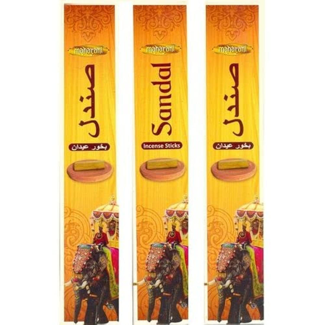 3 Pack Sandal Incense 3 x 24 Sticks