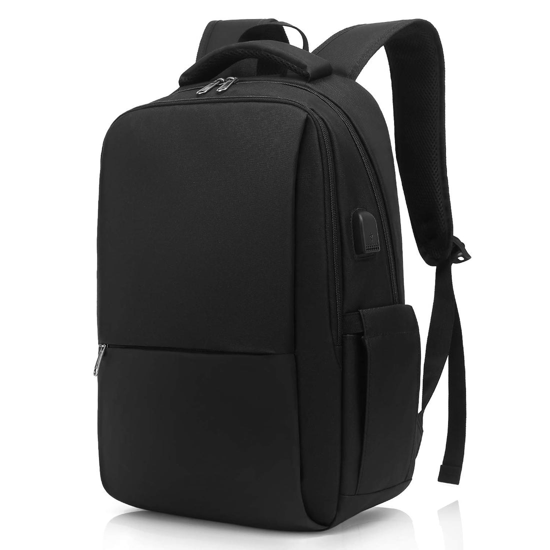 Besttravel Laptop Backpack, Business Travel Backpack with Charging Port, Water Resistant Laptop Rucksack, Anti-Theft Backpack for Men Women, Fits 15.6-inch Laptop School Bag