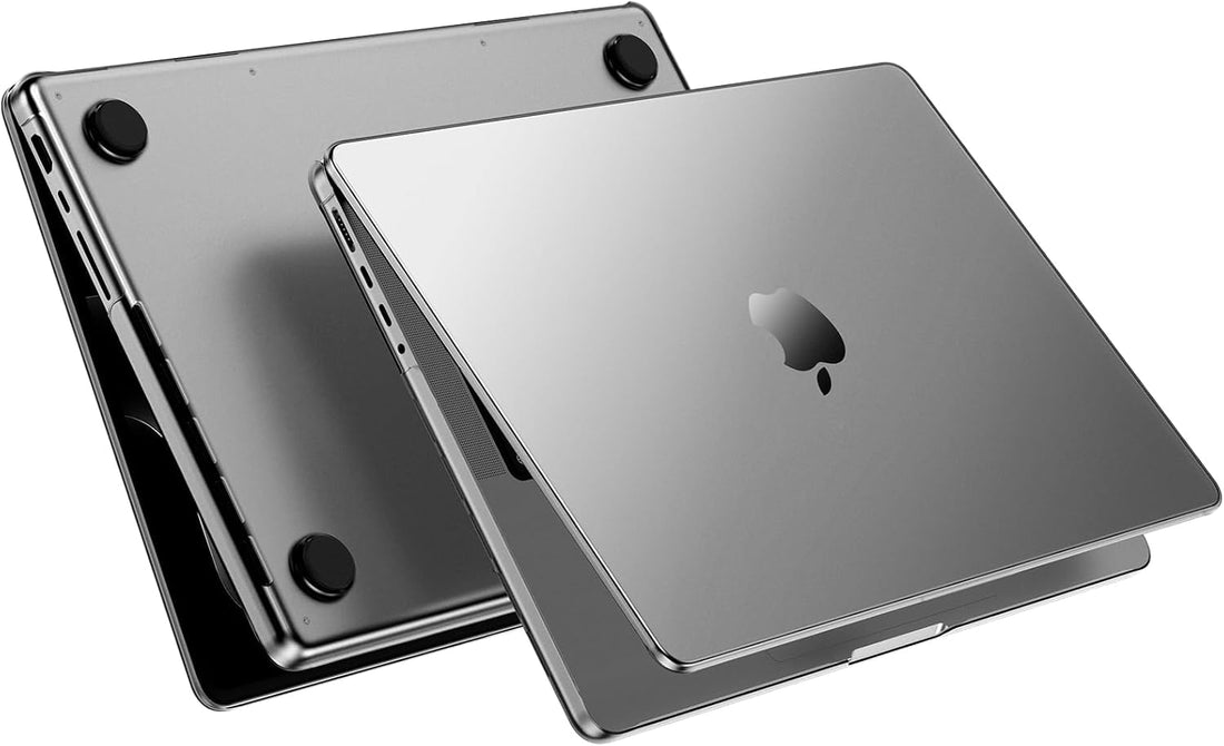 EooCoo Ultra Slim Cover Compatible with MacBook Pro 16 Inch M4 M3 M2 M1 Pro Max 2024 2023 2021, A3186 A3403 A2991 A2780 A2485, Hard Case for Mac Laptop - Space Grey Matte