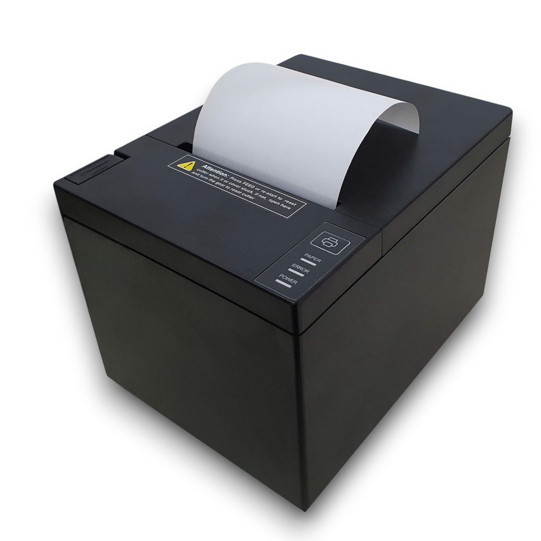 Thermal printer XP-Q807K Compact Thermal Label Printer High-Speed USB/Serial/Parallel Interface, 80mm Paper Width, Auto Cutter, ESC/POS Compatible – Ideal for Retail, Restaurant, and POS Systems