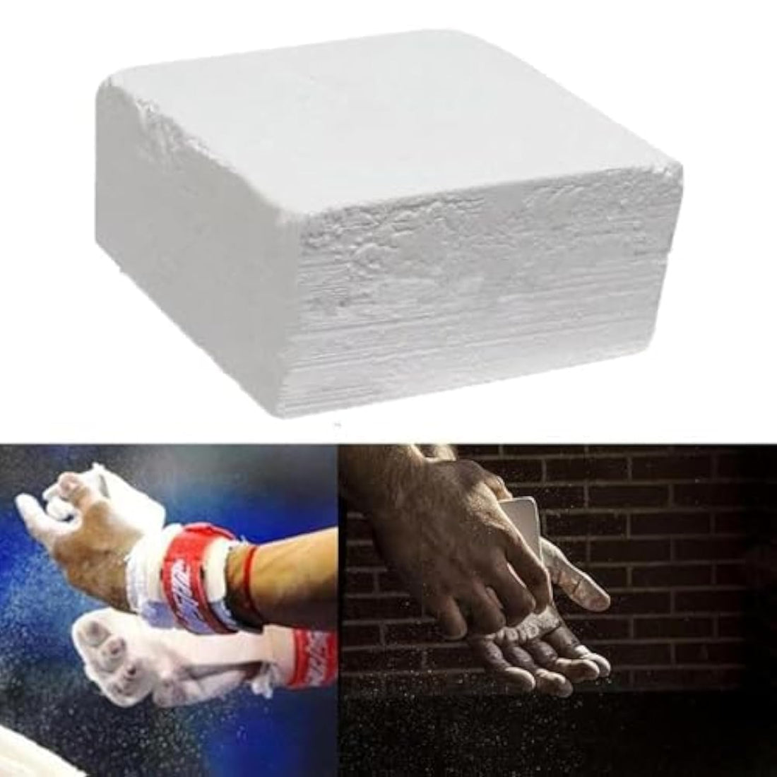 athletehome 26908 Hand Manizia Sports Chalk Magnesium Carbonate With High Material For Workout - Multi Colour