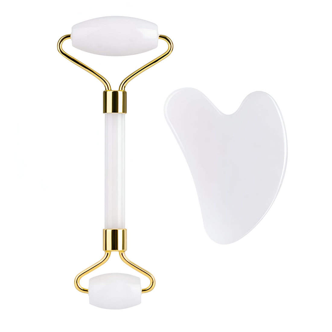 Anti Wrinkle Tool - Naturally Cooled Jade Roller for Minimizing Fine Lines, Soothing Skin, and Stimulating Collagen Production Through Gentle Daily Use (Option 2)