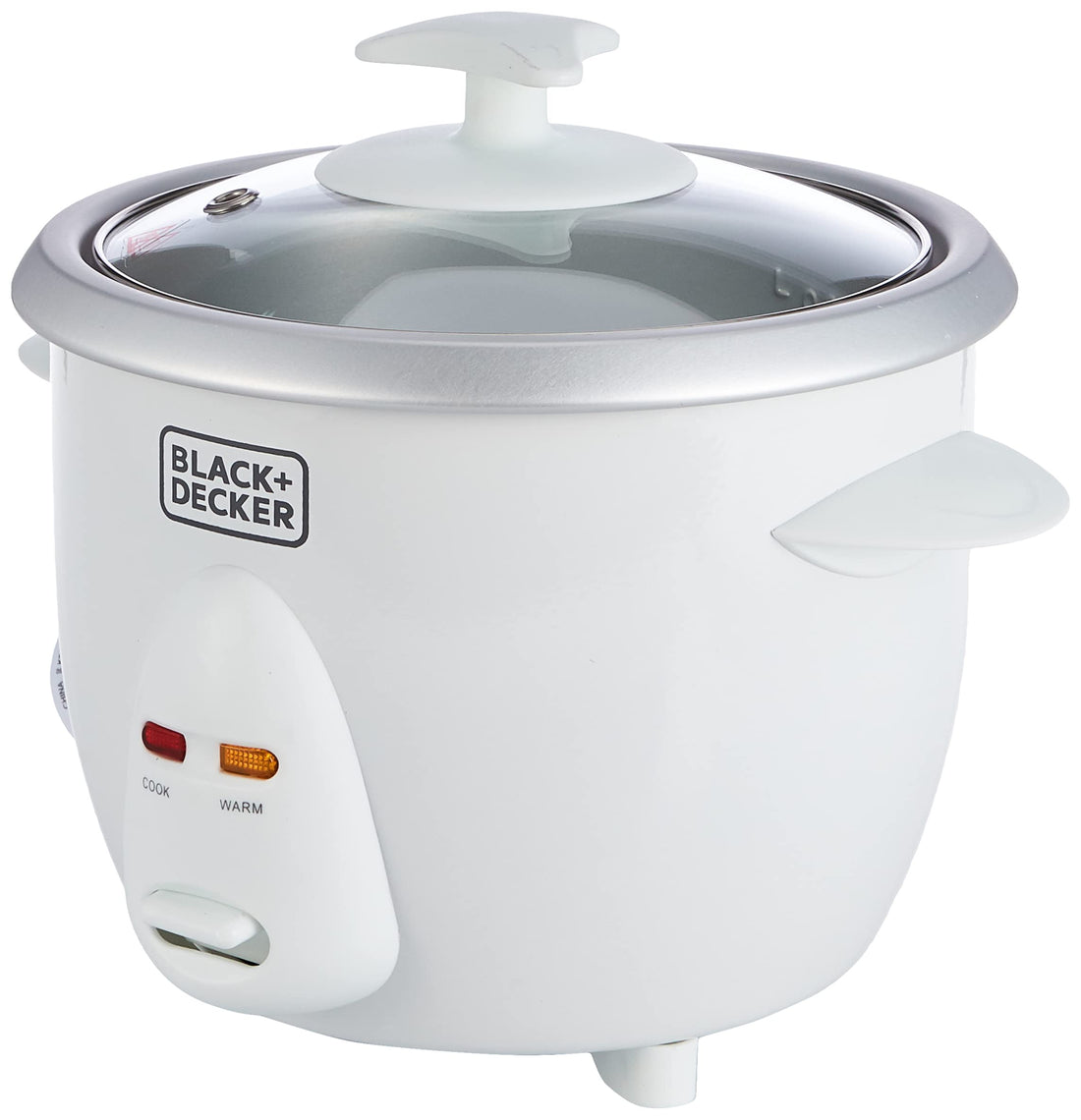 Black+Decker 0.6 L/ 2.5 Cup Rice Cooker, white - RC650-B5