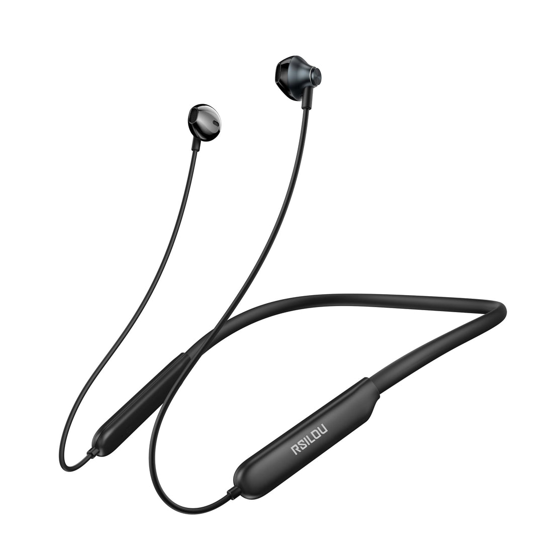 Rsilou 3013-001 Wireless NeckBand Bluetooth 5.3 Sport Headset, 40H Playtime, IPX4 Anti-Sweat, Zero Latency Gaming Dual Mode, Key Funtcion, Professional Tuning, Magnetic Earbuds | 1 Year Local Warranty