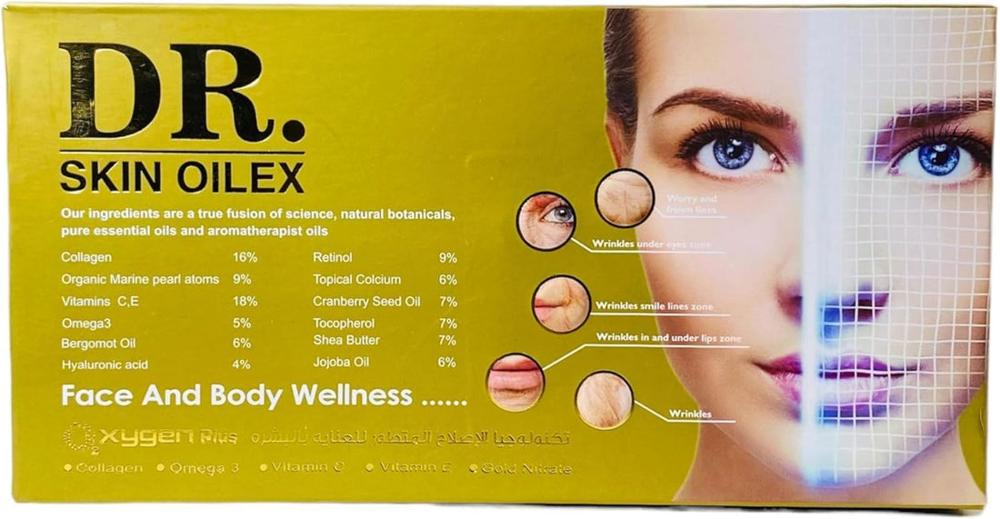 OILEX Oxygen Plus Ampoule Serum – Firmer & Younger Looking Skin | Intensive Formula with Collagen & Natural Oils