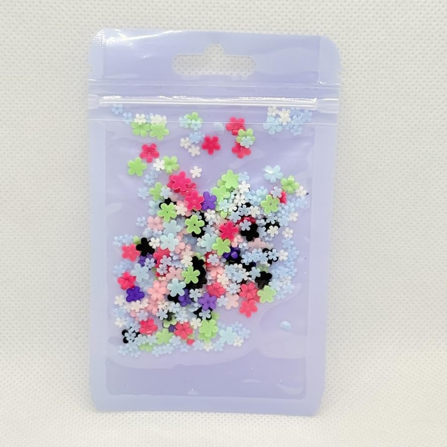3D Flower Nail Art Charms Acrylic Nail Art Supplies 3D Nail Flowers Rhinestone Manicure DIY Nail Decorations Nail Art Rhinestones Five-Petal Flower Ornaments for Women (Mixed)