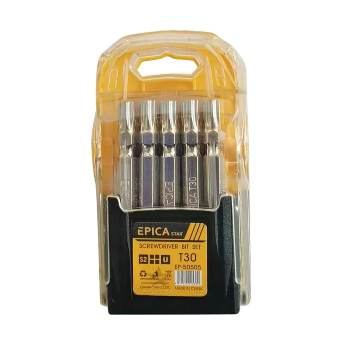 EPICA - T30 Screwdriver Long Bit Set 10 Pcs, EP-50505