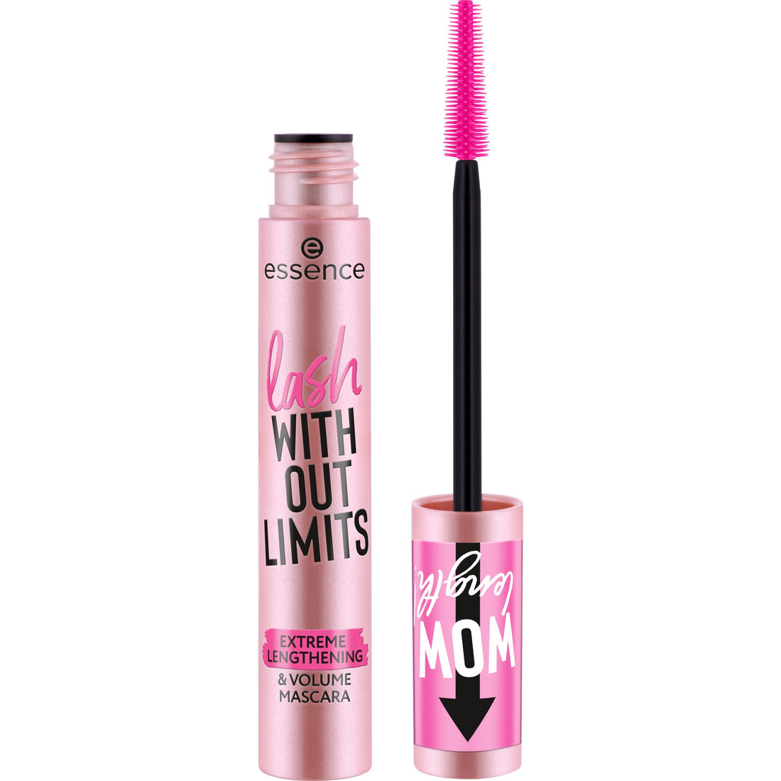 Essence Lash Without Limits Mascara Extreme Lengthening and Volume Formula Delivers Defined Lashes With Deep Intensity Ultra Black