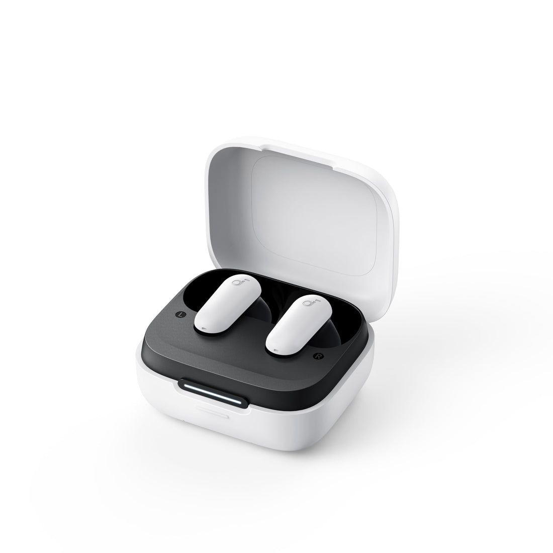 Soundcore By Anker R50i NC True Wireless Earbuds 10mm Drivers with Big Bass, Bluetooth 5.3, IP54-Sweatguard M waterproof, AI Clear Calls with 4 Mics, 22 Preset EQs via App-White - 18 Months Warranty