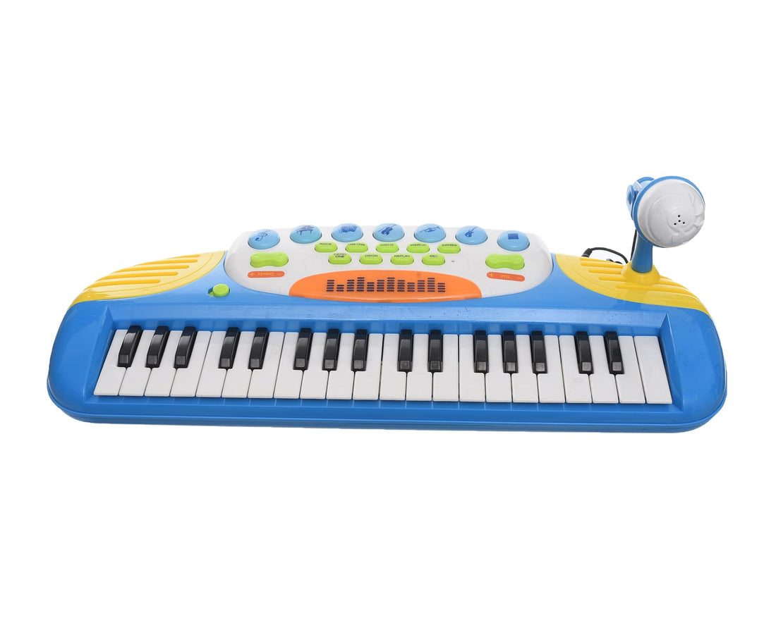 BO-22 Kids Electronic Keyboard Piano – 37 Keys with Microphone & Music Modes – Fun Educational Musical Toy mp3