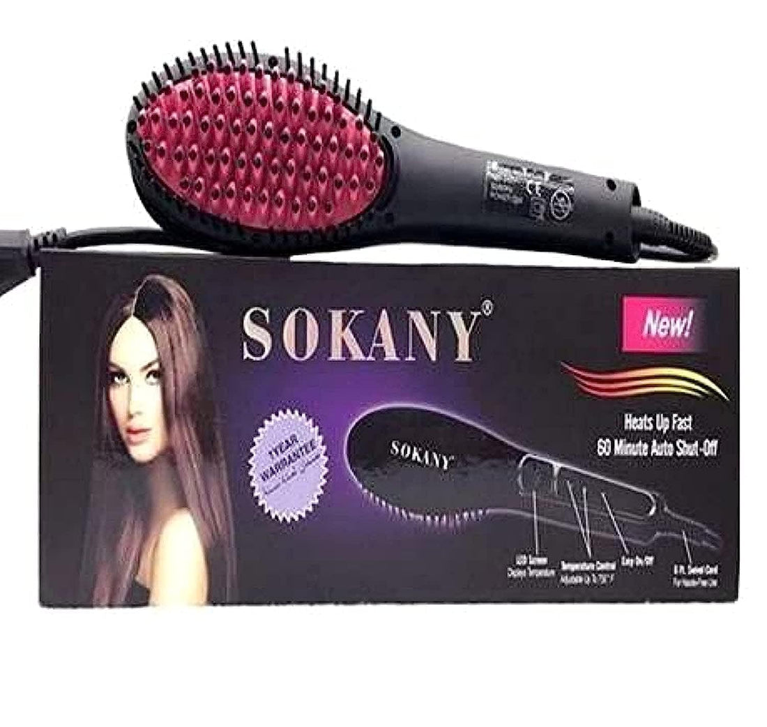 Sokany Electric Hair Brush - Black