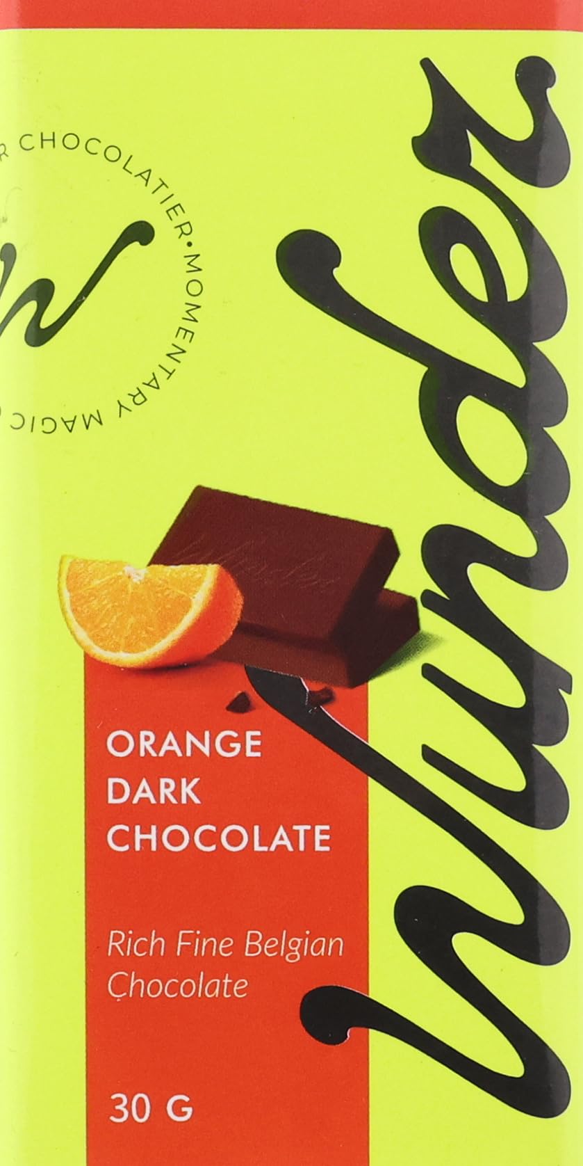 Wunder belgian dark chocolate with orange 30 grams