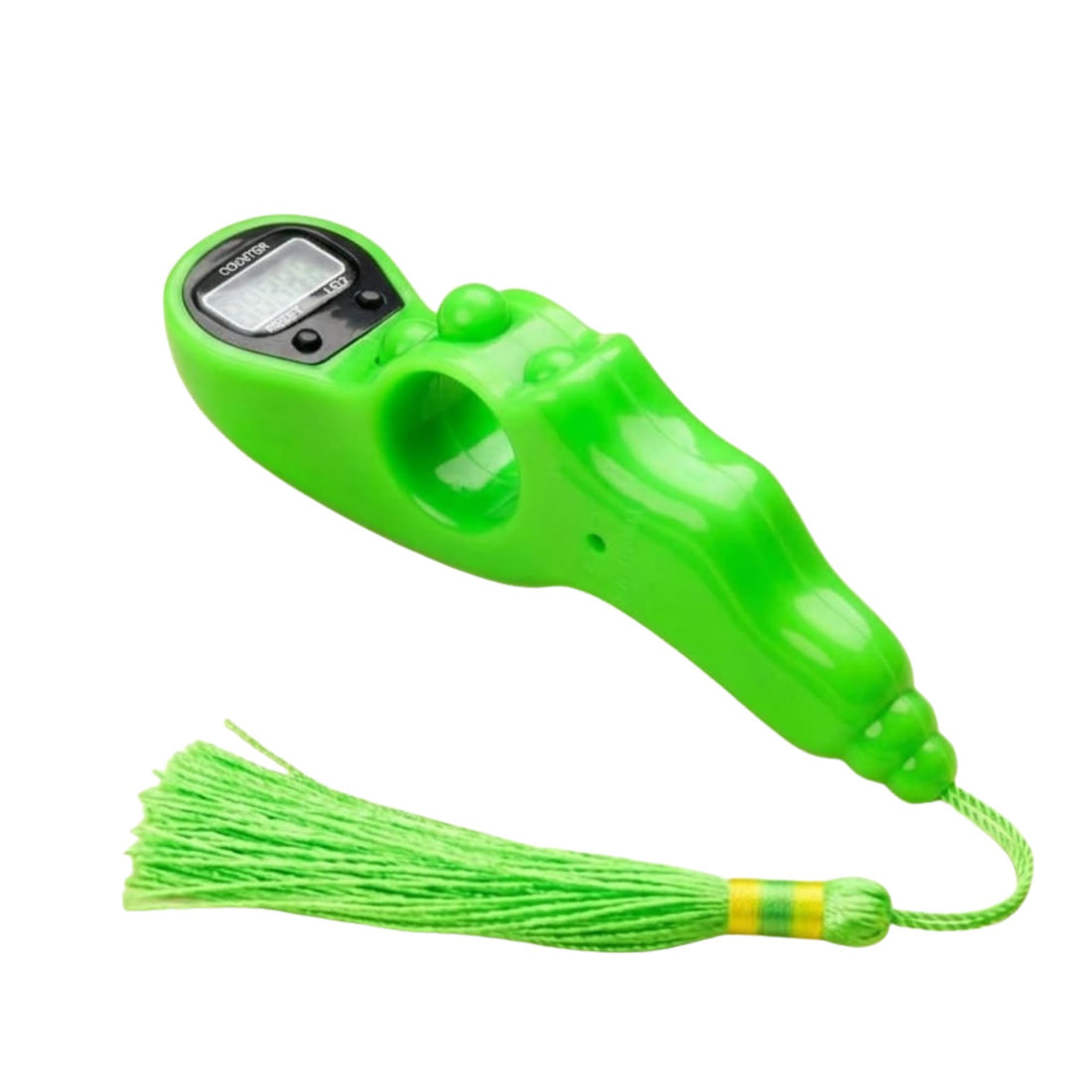 Maqam Ibrahim Electronic Rosary for Zikr of Allah with Digital Tasbeeh Counter, Elegant Design Perfect Size, with Free Extra Battery - Attractive Shiny Colors