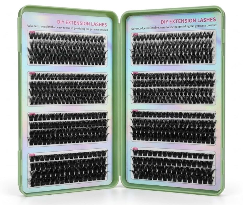 LAHES 660PCS - Extensions Individual Lash Volume 6D mink - FREE EYELASHES - Natural Eyelashes -ONE BY ONE (FN-21323)