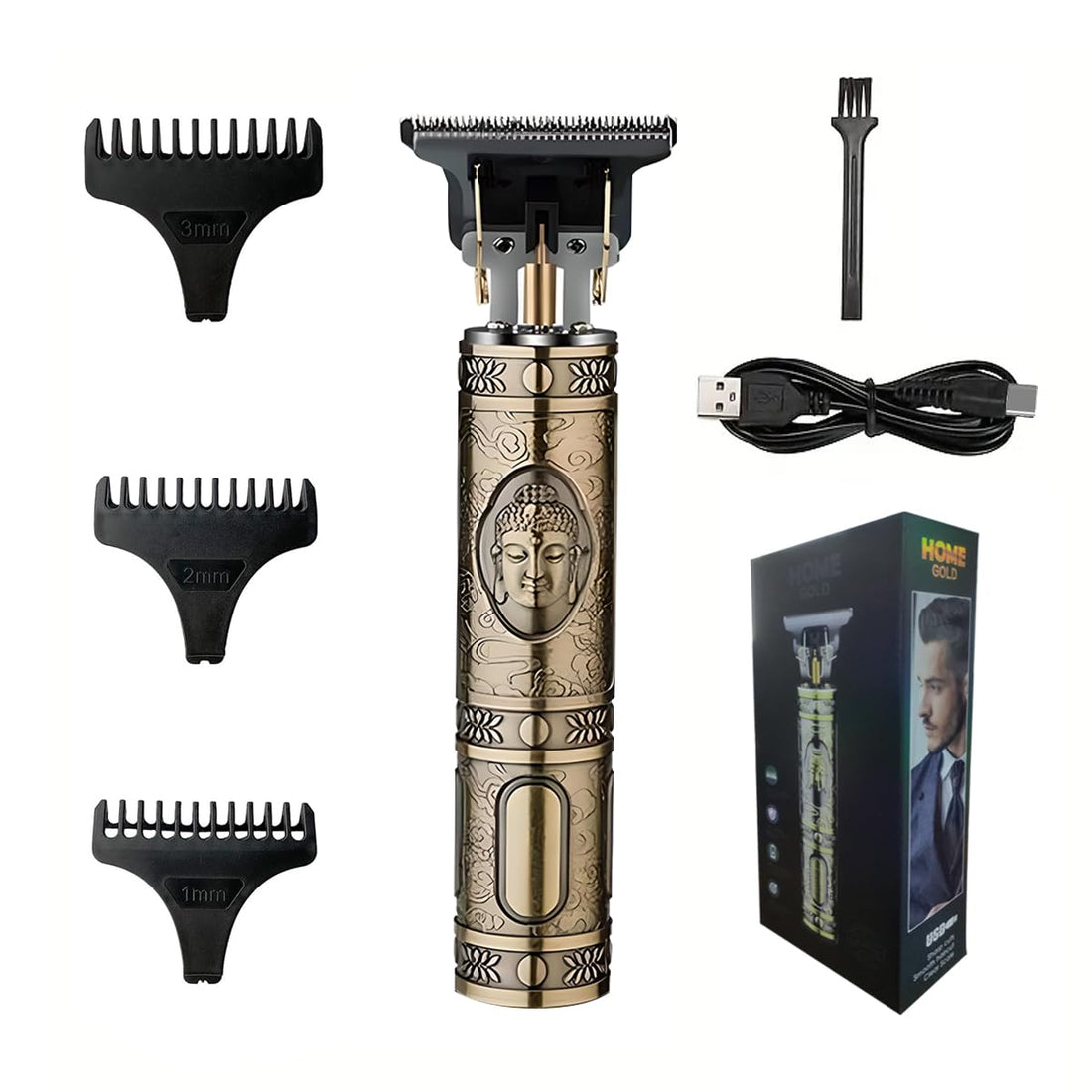Hair Shaver Clipper Precision Cutting with Carbon Steel Blade and Extended Battery Life Hair Trimmer Hair Cutting Machine Electric Shaving Machine for Men, HG-921
