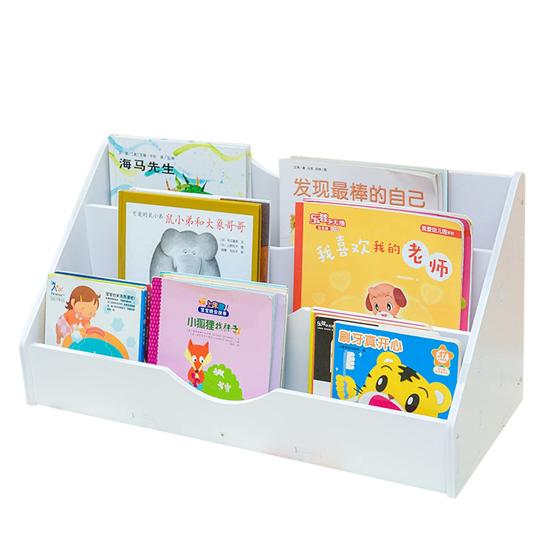 Kid's Bookcase Display Stand Kids Book Rack Storage Bookshelf/Book Shelf Case Organizer Wooden