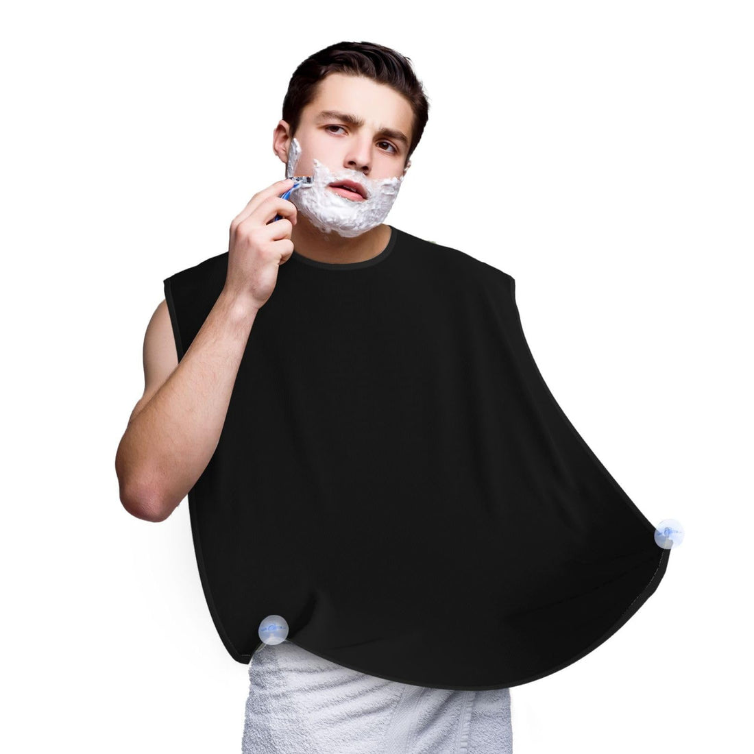 Custom Beard Bibs Apron Personalized Beard Hair Catcher Add Photo Picture Text Waterproof Beard Shave Cape for Trimming
