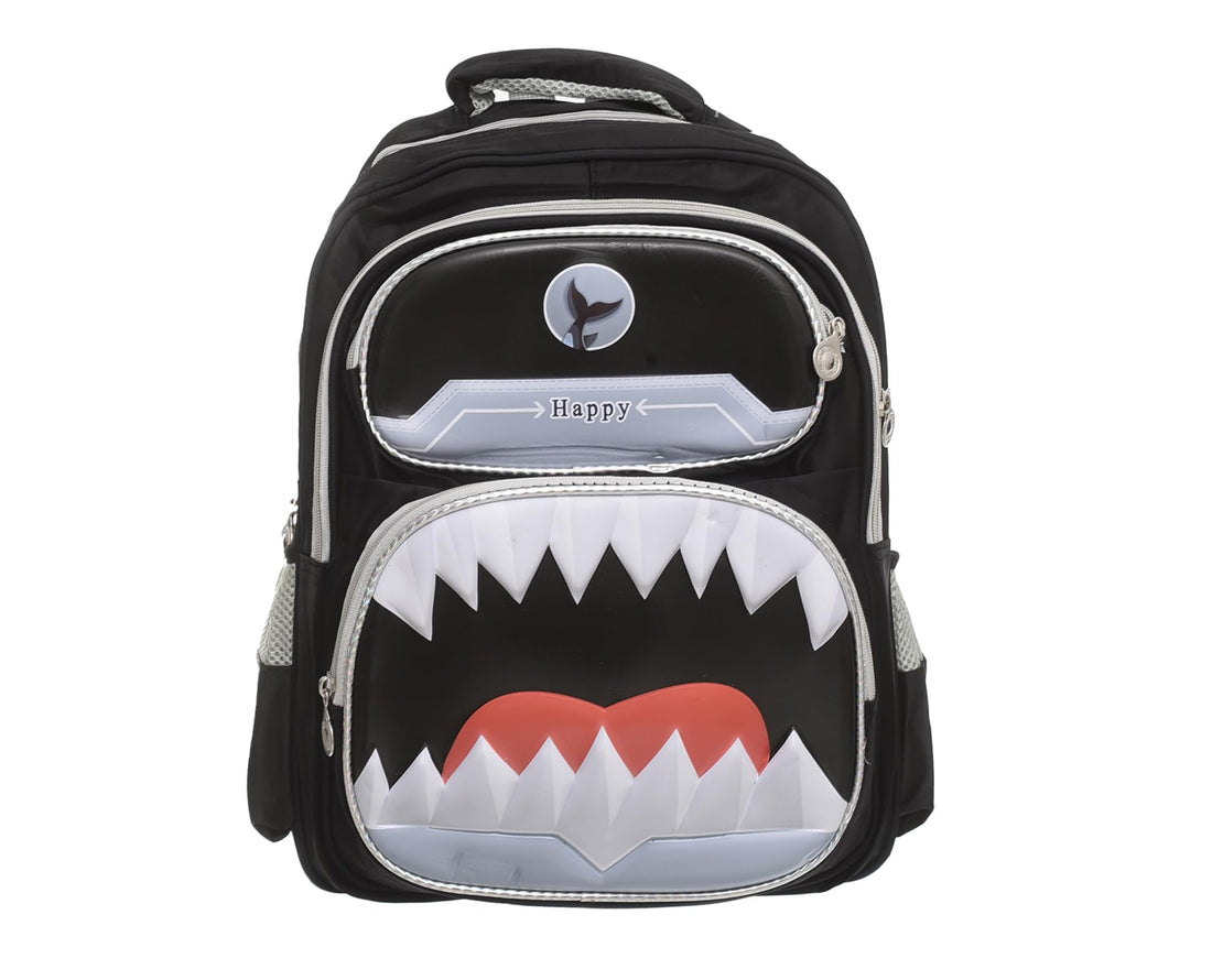 MG-3 16INCH 16244 Durable School Backpack with 4 Zippers, Spacious & Lightweight Bag for Kids, Teens & Students, Comfortable Shoulder Straps 3D