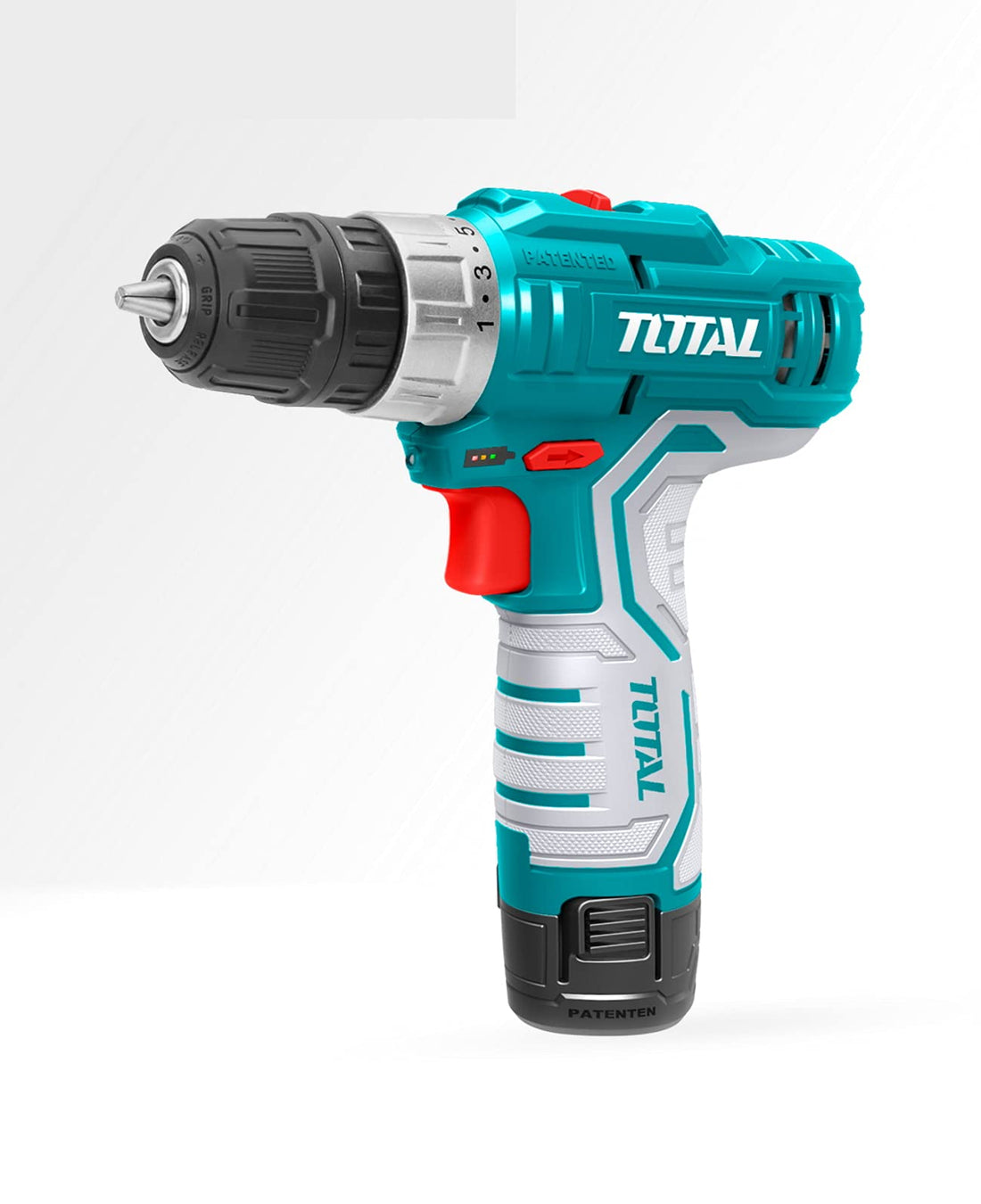 TOTAL 12V Multifunctional Electric Cordless Drill High-power Lithium Battery Wireless Rechargeable Hand Drills Home DIY Electric Power Tools