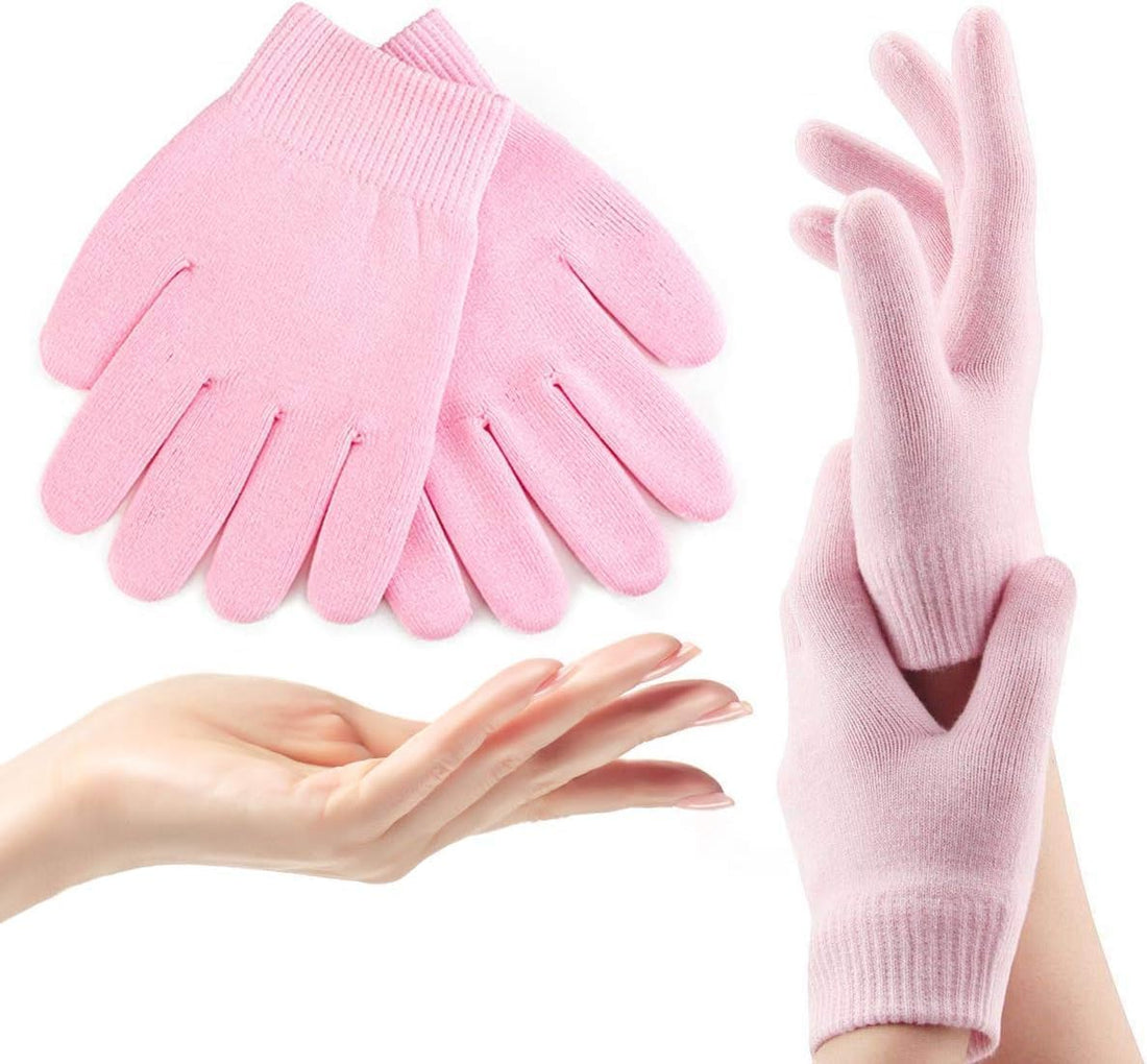 KYTRONIC Moisturizing Hand Gloves, Spa Hydrating Aloe Lotion Gloves for Repairing Dry, Cracked, Aging Hands, Eczema, Softening Rough Skin, Calluses, Exfoliating Hand Peeling Mask