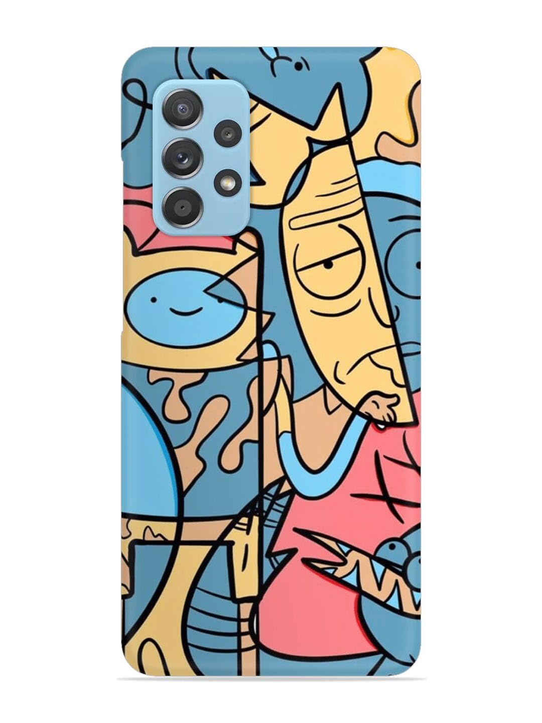 CNP Silicone Printed mobile case compatible with Samsung galaxy A32 (4G)
