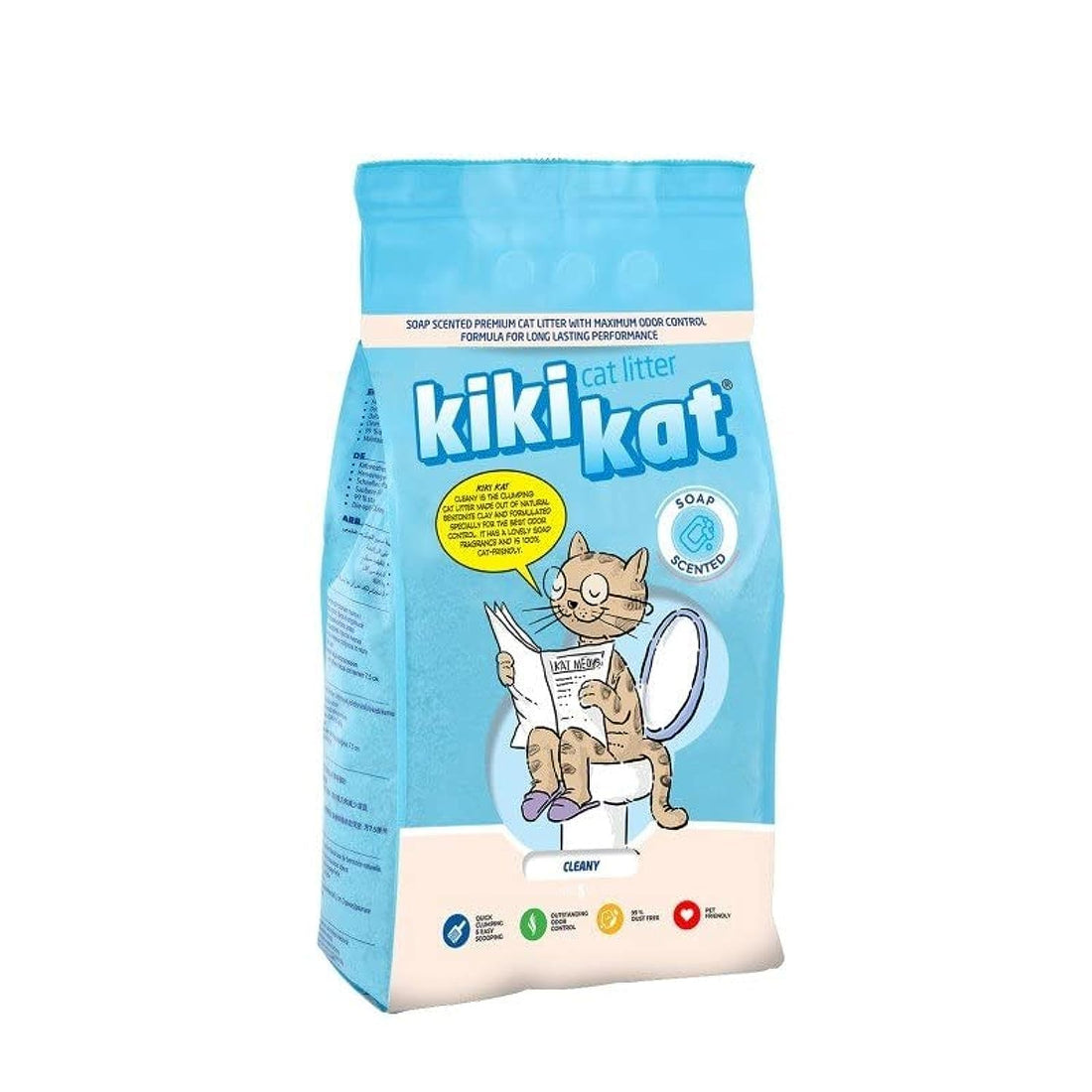 Cat Litter KiKi Kat Cat Litter - Cleany - 5L