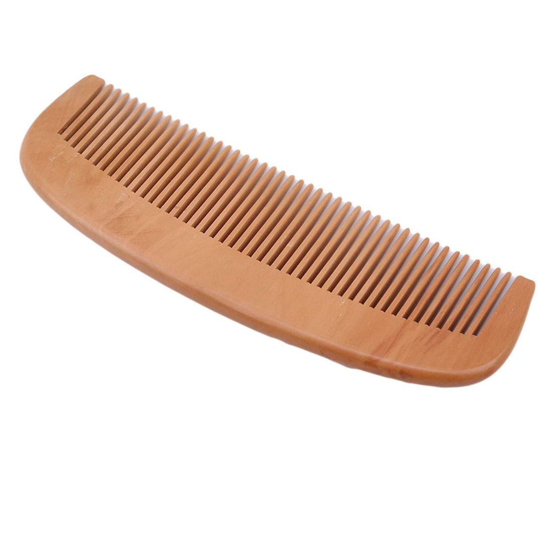 Crafts idea wooden comb hair + beard detangler for women and men - natural anti static wood for detangling and styling wet or dry curly, thick, wavy, or straight hair - small pocket sized