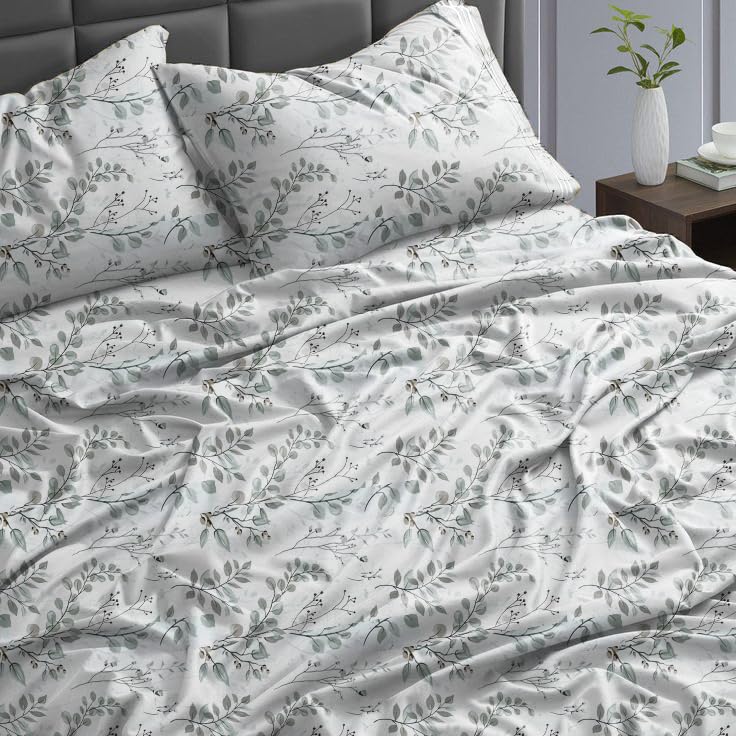 Fitted Cotton bedsheet set 3 pieaces - Olivia (Single 100x200)