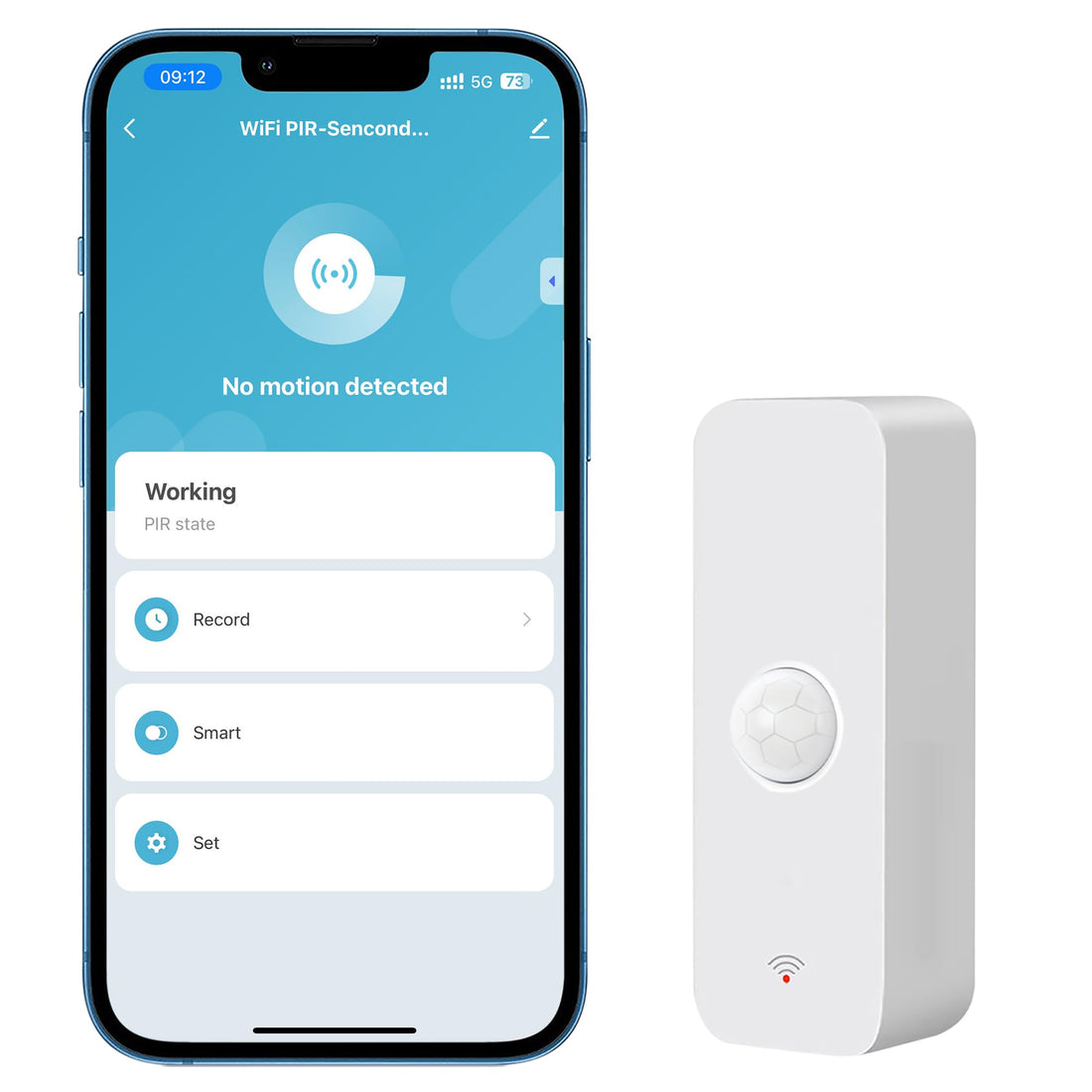 WiFi Motion Sensor, Smart Motion Sensor, Presence Sensor, Works with Alexa App, Echo Devices (1 Pack)