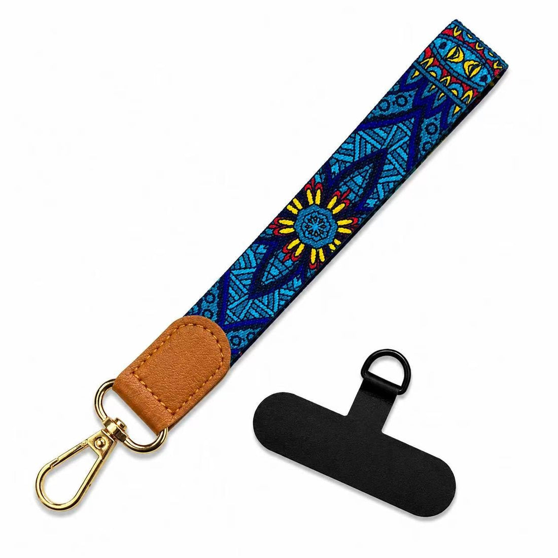 Universal Phone Lanyard 2026 Design, Candy Coloured Wrist Strap with Ring Clasp, Multi-Purpose Safety Rope, Wrist Strap Handmade with Lanyard Patch for Most Cell phone
