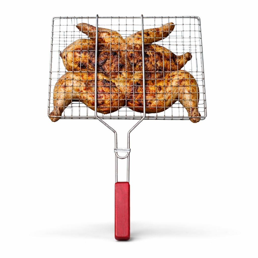 Premium Portable Charcoal Grill for Outdoor BBQ – Compact Barbecue Stove with Cooking Rack – Perfect for Meat, Chicken & Seafood – Easy to Carry & Use