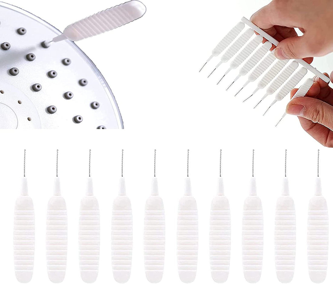 10pcs Shower Nozzle Cleaning Brush,Reusable Multifunctional Shower Head Anti-Clogging Small Brush, Household Cleaning Supplies Accessories for Cell Phone Hole Multifunctional Brush Head