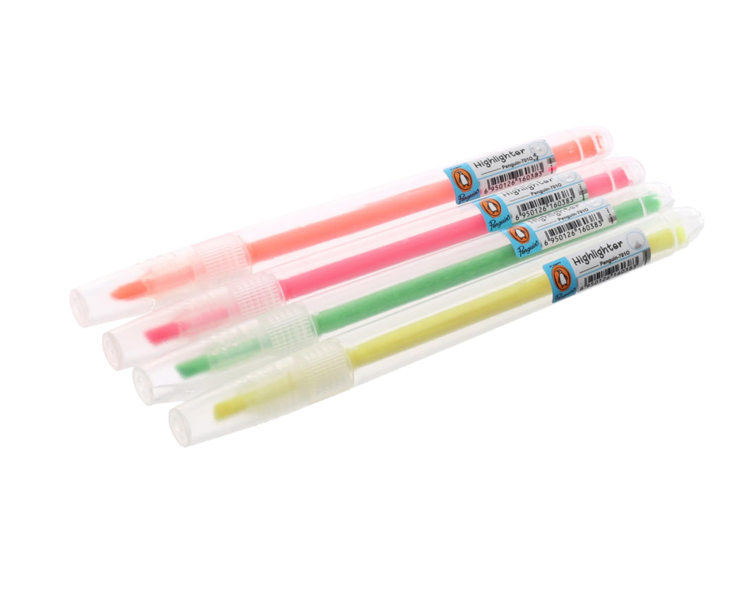 Penguin Dynamic Vibrant Highlighter Collection, Set of 4 - Multicolor