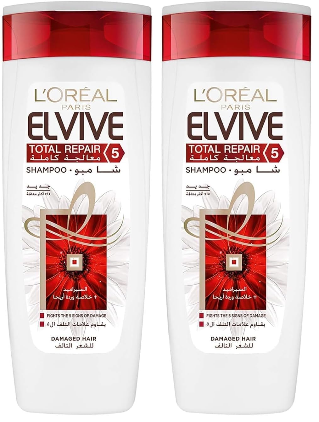 L’Oréal Paris L'Oréal Paris Elvive Total Repair 5 Repairing Shampoo 200ml (Pack of 2)